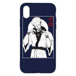 Чехол для iPhone X/Xs Магическая битва аниме - PrintSalon