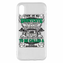 Чехол для iPhone X/Xs Mechanical Engineer - PrintSalon