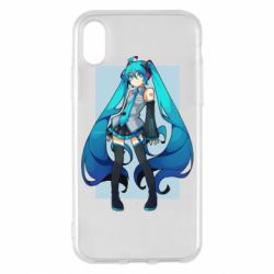 Чехол для iPhone X/Xs Miku art - PrintSalon