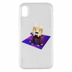 Чехол для iPhone X/Xs Minecraft King - PrintSalon