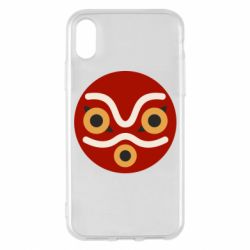 Чехол для iPhone X/Xs Mononoke mask - PrintSalon