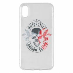 Чехол для iPhone X/Xs Moto skull - PrintSalon