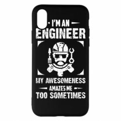 Чехол для iPhone X/Xs My awesomeness amazes me too sometimes - PrintSalon