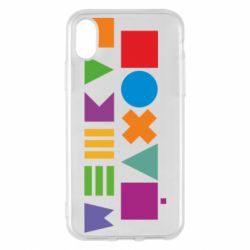 Чехол для iPhone X/Xs Нецензурные фигуры - PrintSalon