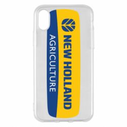 Чехол для iPhone X/Xs New holland emblem - PrintSalon
