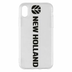 Чохол для iPhone X/Xs New Holland логотип - PrintSalon
