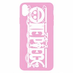 Чехол для iPhone X/Xs One Piece Logo Anchor - PrintSalon