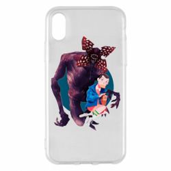 Чехол для iPhone X/Xs ОСД Одиннадцать и Демогоргон - PrintSalon