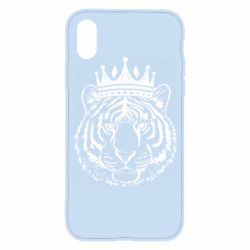 Чехол для iPhone X/Xs Папа-Тигр - PrintSalon