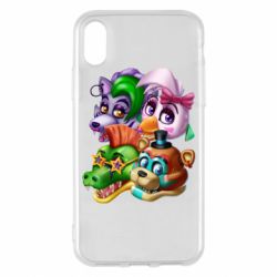 Чехол для iPhone X/Xs Персонажи FNAF - PrintSalon