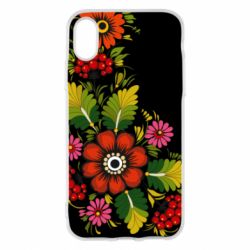Чохол для iPhone X/Xs Петриківський розпис - PrintSalon