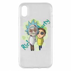 Чехол для iPhone X/Xs Rick and Morty voodoo doll - PrintSalon
