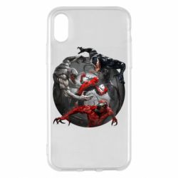 Чохол для iPhone X/Xs Сімбіоти і людина павук