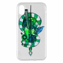 Чехол для iPhone X/Xs Символы Слизерина - PrintSalon