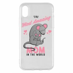Чехол для iPhone X/Xs The Most amazing mom in the world - PrintSalon