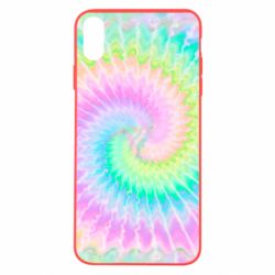 Чохол для iPhone X/Xs Tie dye spiral - PrintSalon