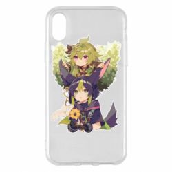 Чехол для iPhone X/Xs Тигнари с Коллеи - PrintSalon