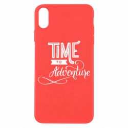 Чехол для iPhone X/Xs Time to adventure - PrintSalon