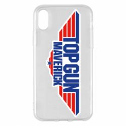 Чехол для iPhone X/Xs Top Gun. Maverik - PrintSalon