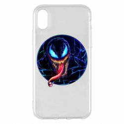 Чохол для iPhone X/Xs Venom black and blue style - PrintSalon