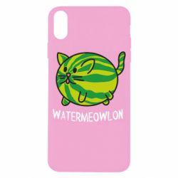 Чехол для iPhone X/Xs Watermeowloon - PrintSalon