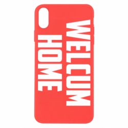 Чехол для iPhone X/Xs Welcum Home - PrintSalon