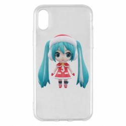 Чехол для iPhone X/Xs Winter Hatsune Miku - PrintSalon