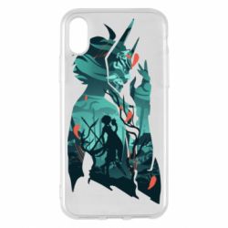 Чехол для iPhone X/Xs Xiao silhouette