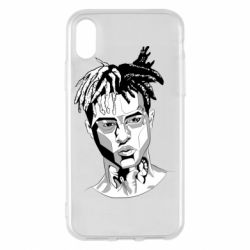 Чехол для iPhone X/Xs XXXTentacion Monochrome Art - PrintSalon
