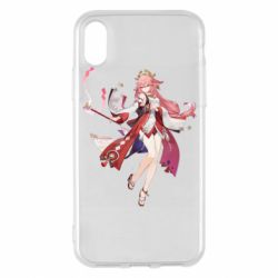 Чохол для iPhone X/Xs Яэ Мико арт - PrintSalon