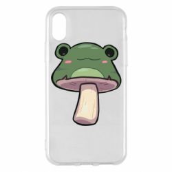 Чехол для iPhone X/Xs Жабо-гриб - PrintSalon