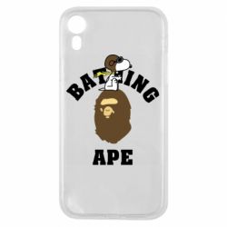 Чехол для iPhone XR A bathing ape peanuts - PrintSalon