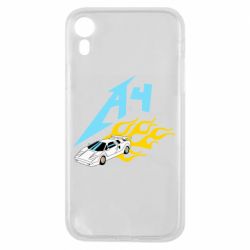 Чехол для iPhone XR A4 Lamba And Fire - PrintSalon