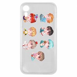 Чехол для iPhone XR BTS cute boys - PrintSalon