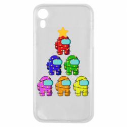Чехол для iPhone XR Christmas Tree Among Us