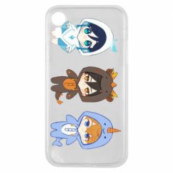 Чехол для iPhone XR Чжун, Венти и Тортик