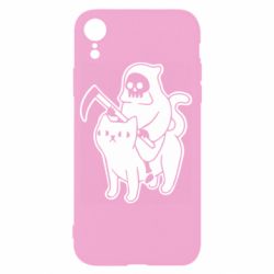 Чохол для iPhone XR Death and cat - PrintSalon
