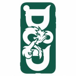 Чехол для iPhone XR Dungeons s Dragons logo