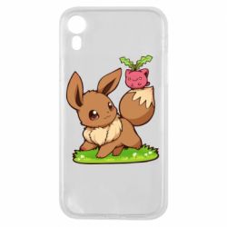 Чехол для iPhone XR Eevee with Hoppip