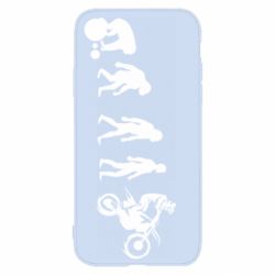 Чехол для iPhone XR Эволюция мотоциклиста - PrintSalon