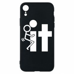 Чехол для iPhone XR F*ck with IT - PrintSalon