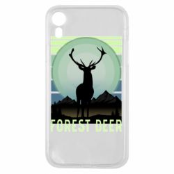 Чехол для iPhone XR Forest deer - PrintSalon