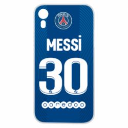 Чехол для iPhone XR Форма Месси ПСЖ - PrintSalon