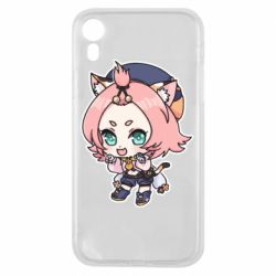 Чехол для iPhone XR Genshin Impact chibi Diona - PrintSalon