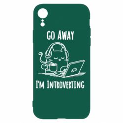 Чехол для iPhone XR Go away i'm introverting - PrintSalon