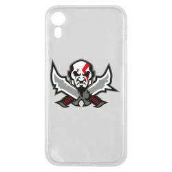 Чехол для iPhone XR God of war Kratos vector