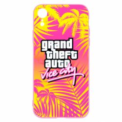 Чехол для iPhone XR GTA city