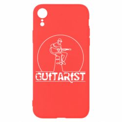Чехол для iPhone XR Guitar player. - PrintSalon