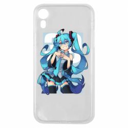 Чехол для iPhone XR Hatsune Miku art - PrintSalon