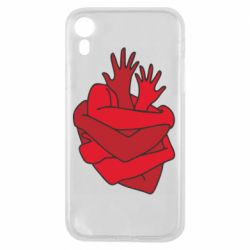 Чехол для iPhone XR Heart out of hands - PrintSalon